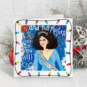 Suzanne Sugarbaker Tarjetas de Navidad Conjunto de 10 Delta Burke Diseñando Mujeres Georgia World Julia Southern Belle Diseño de Interiores Dixie Carter