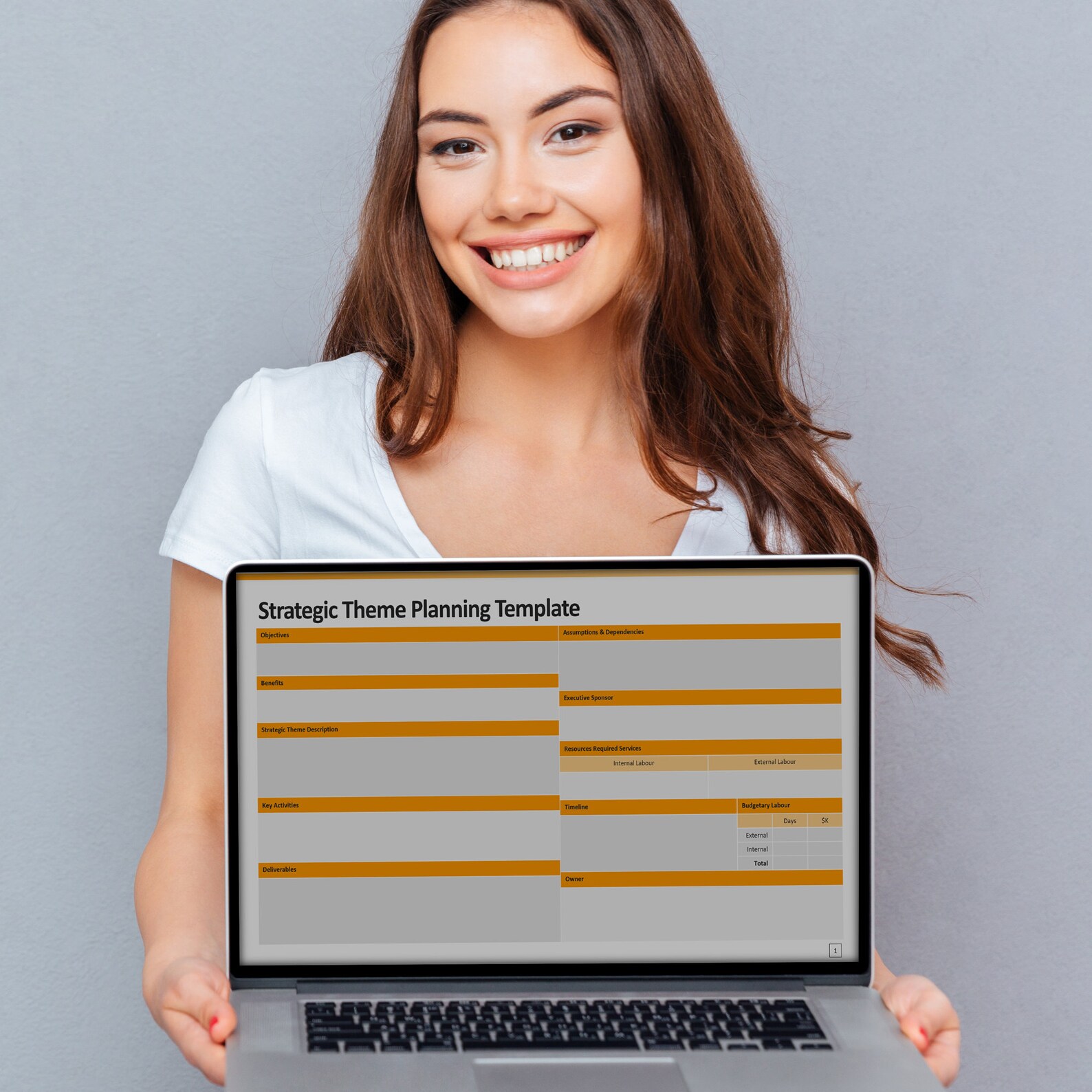 Strategic Theme Planning Template Business Plan Project Management