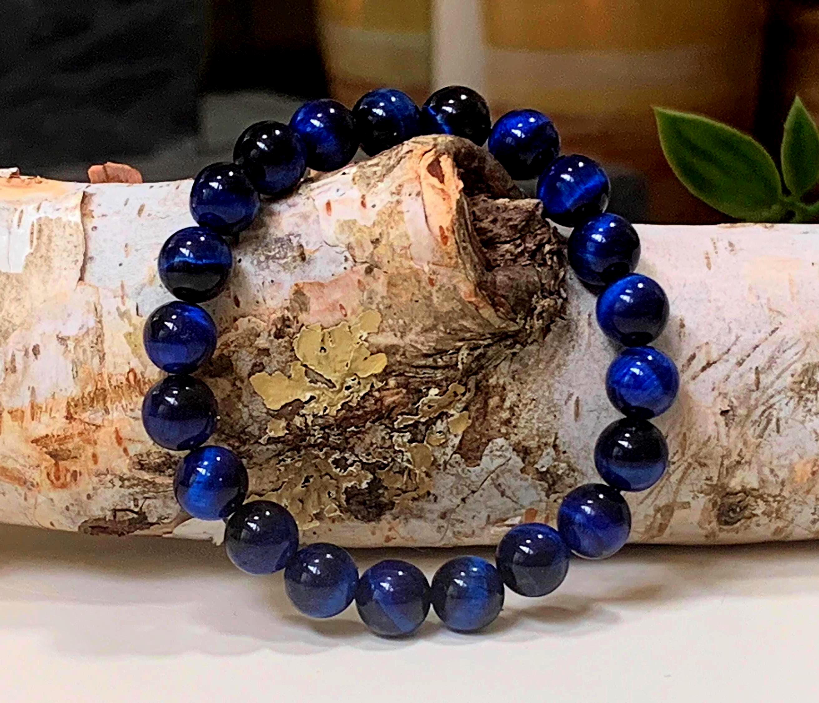 Buddha Stones Blue Tiger Eye Protection Bracelet Buddha Stones Blue Tiger Eye Protection Bracelet
