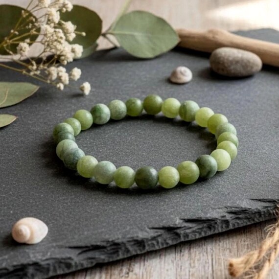 Huge 12mm 14mm Natural Green Jade Round Gemstone Beads