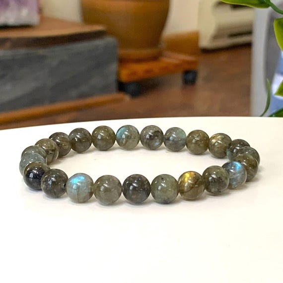 A+ Quality Labradorite Stretchy Bracelets A+ Quality Labradorite Stretchy Bracelets