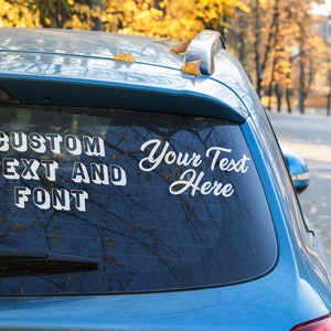 Etsy custom car hot sale decals