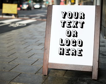 Custom Vinyl for A Frame Logo Decal Sign for Business, Personalised Lettering Stickers for Shops Small to Large - VINYL ONLY