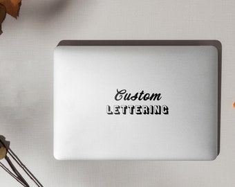 Custom Laptop Vinyl Sticker, Personalised Decals for Computers at Home & Office