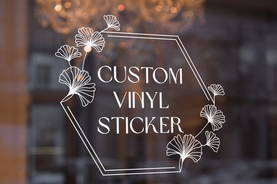 Custom Vinyl Stickers, Shop Vinyl Business Stickers