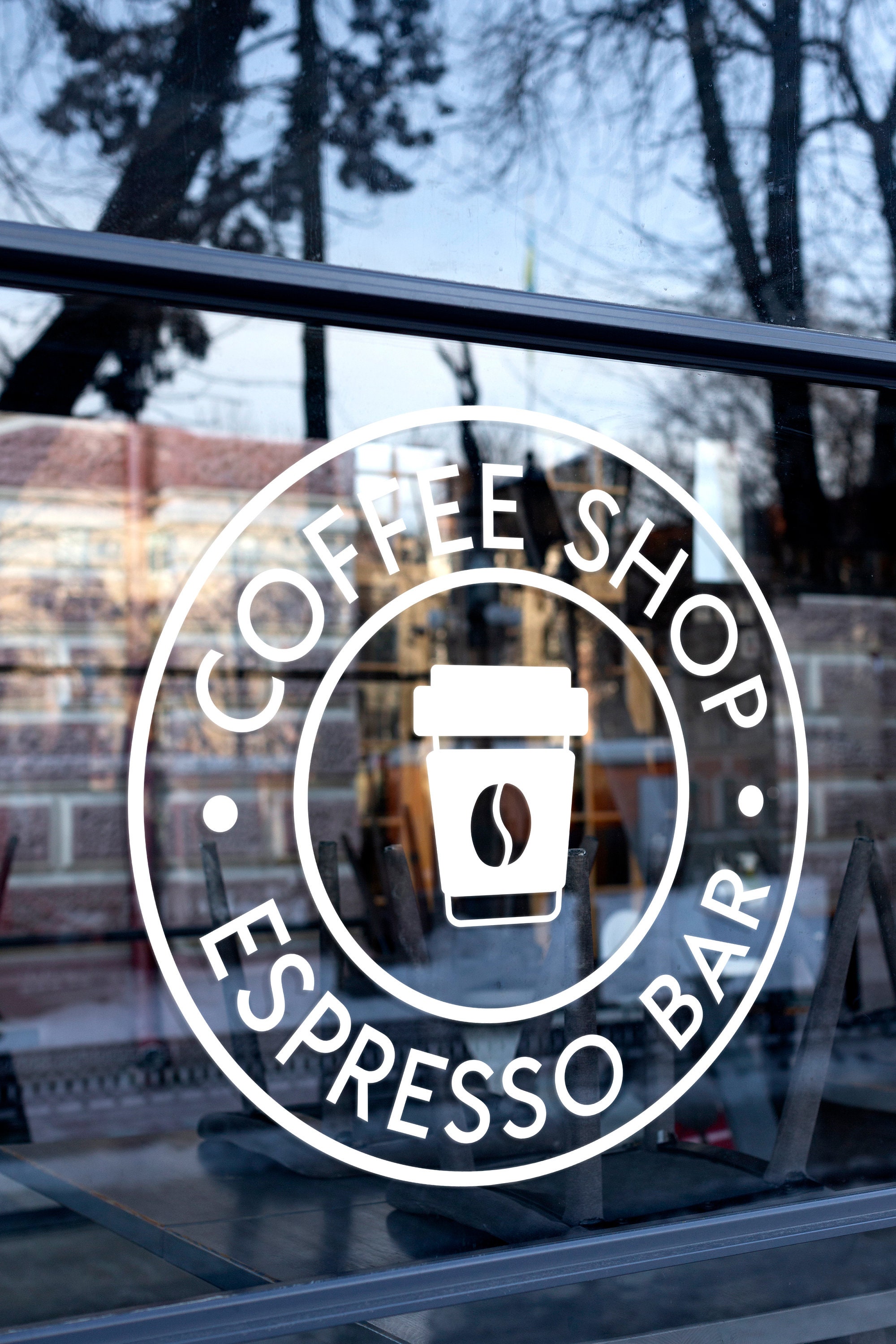Custom Coffee Shop Vinyl Sign / Logo & Design for Coffee Shop ...