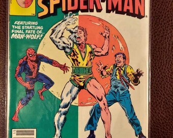 Peter Parker, The Spectacular Spider-Man 3 1980 Featuring The Startling Fate of Man Wolf