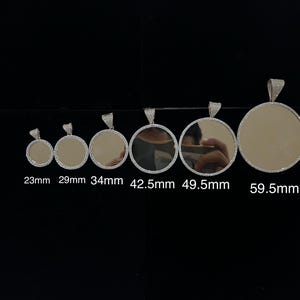 14kt Gold Picture Pendant 1.40&quot;, 2.40&quot;, and 3.0&quot;. Picture Pendant in real 14kt Gold 3 sizes
