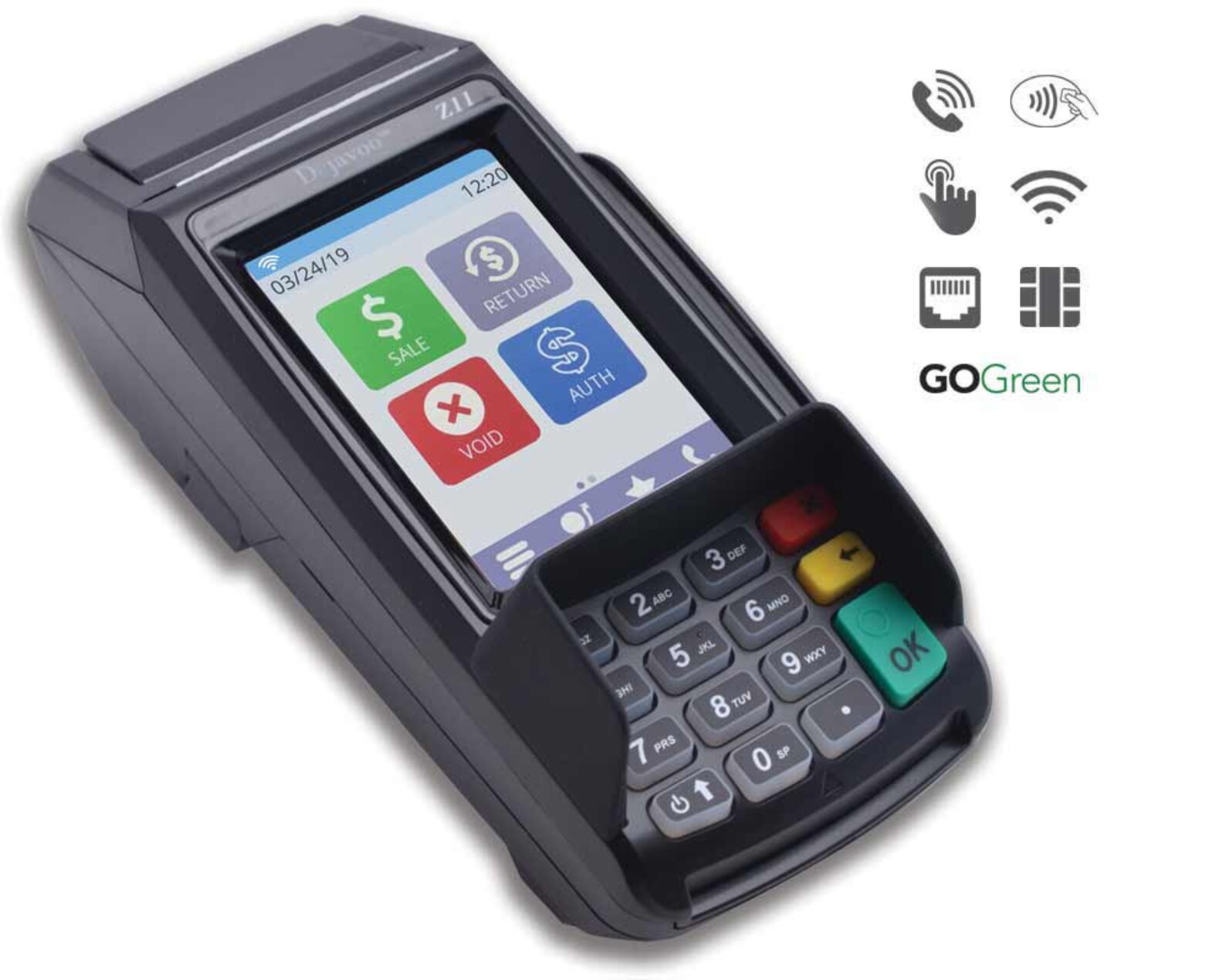New Dejavoo z11 Credit Card Terminal With 0 Processing Please Etsy