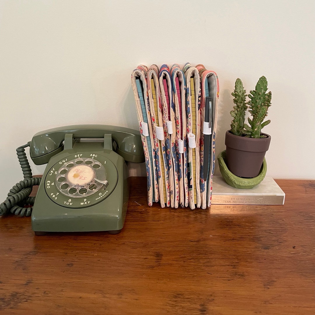 Steno Pad Journal Cover Writing Pad Cover Repurposed Quilted Etsy