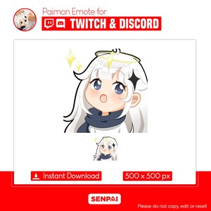 Paimon Emote for Twitch & Discord
