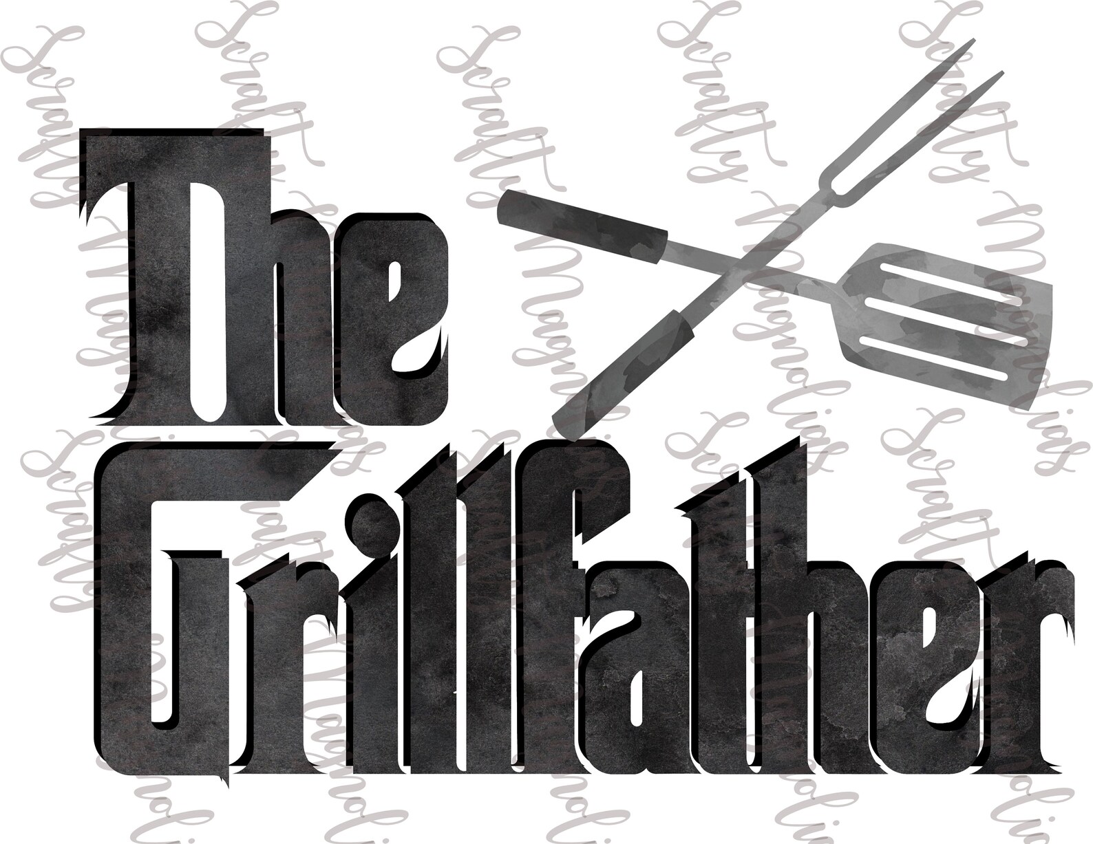 The Grillfather SVG/PNG Digital Transfer Etsy