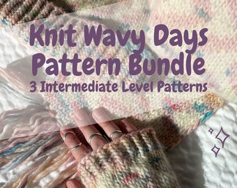 Knit Wavy Days Set - 3 Pattern Bundle