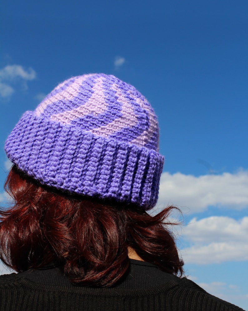 Crochet Wavy Days Beanie Pattern image 8