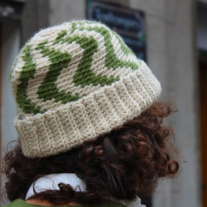 Crochet Wavy Days Beanie Pattern image 6