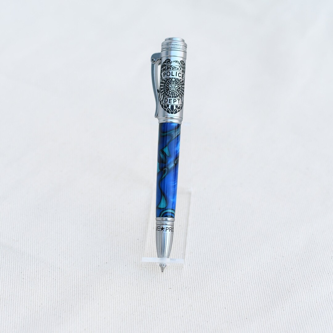 Police Blue Line Pen - Etsy