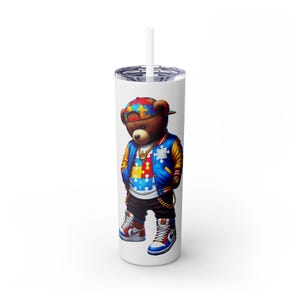 Skinny Tumbler with Straw, 20oz
