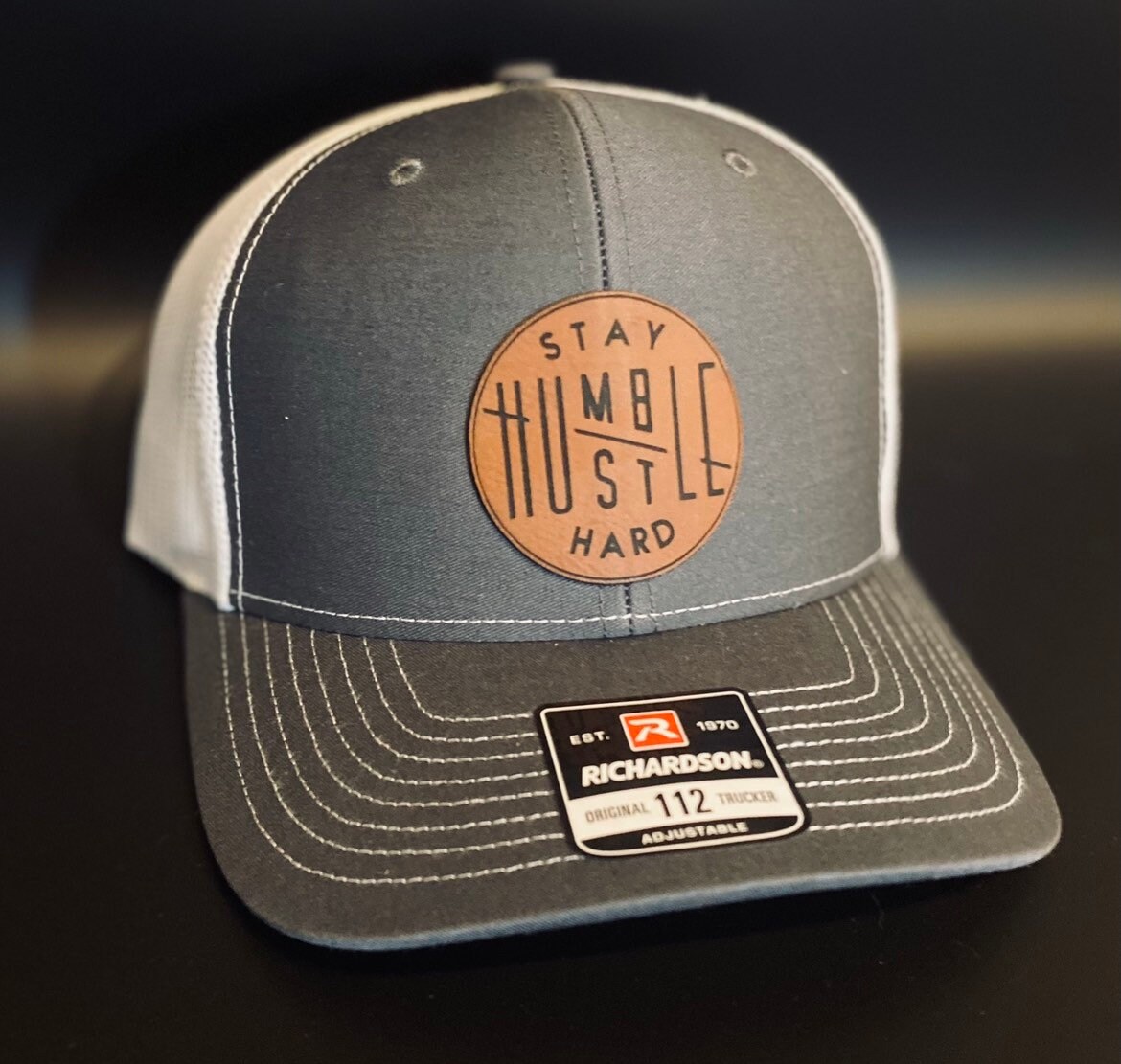 Stay Humble Hustle Hard Hat Patch, Cap Patches, Hat With Patches, Hat  Patches, Cap Patch for Women, Custom Cap Patches, Trucker Hat Patches 