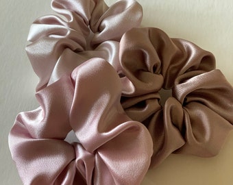 Large Satin Hair Scrunchies -Scrunchies