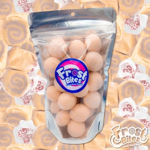 Freeze Dried Cookie Butter Taffy Puffs: Crunchy Melt-In-Your-Mouth Candy