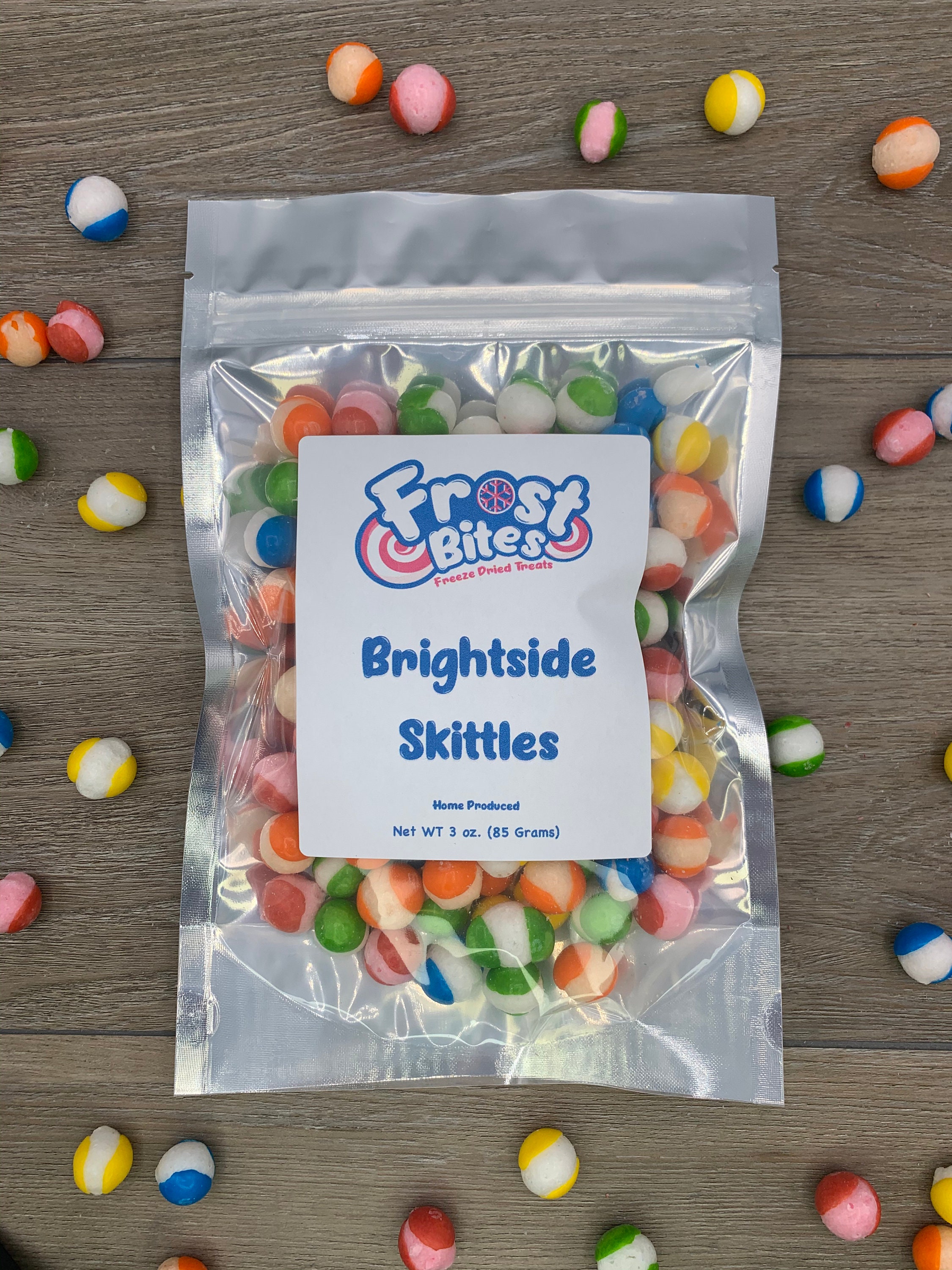 Freeze Dried Brightside Skittles Etsy