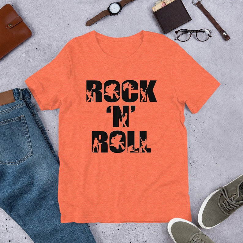 Vintage Style Rock and Roll Shirt Rock & Roll Shirt Music - Etsy