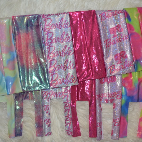 Barbie Tail Bags - Unicorn - Sparkle - Iridescent - Shiny - Rainbow - Pink - Malibu - Equestrian - Horse Gift - Pony - Mini - Horse
