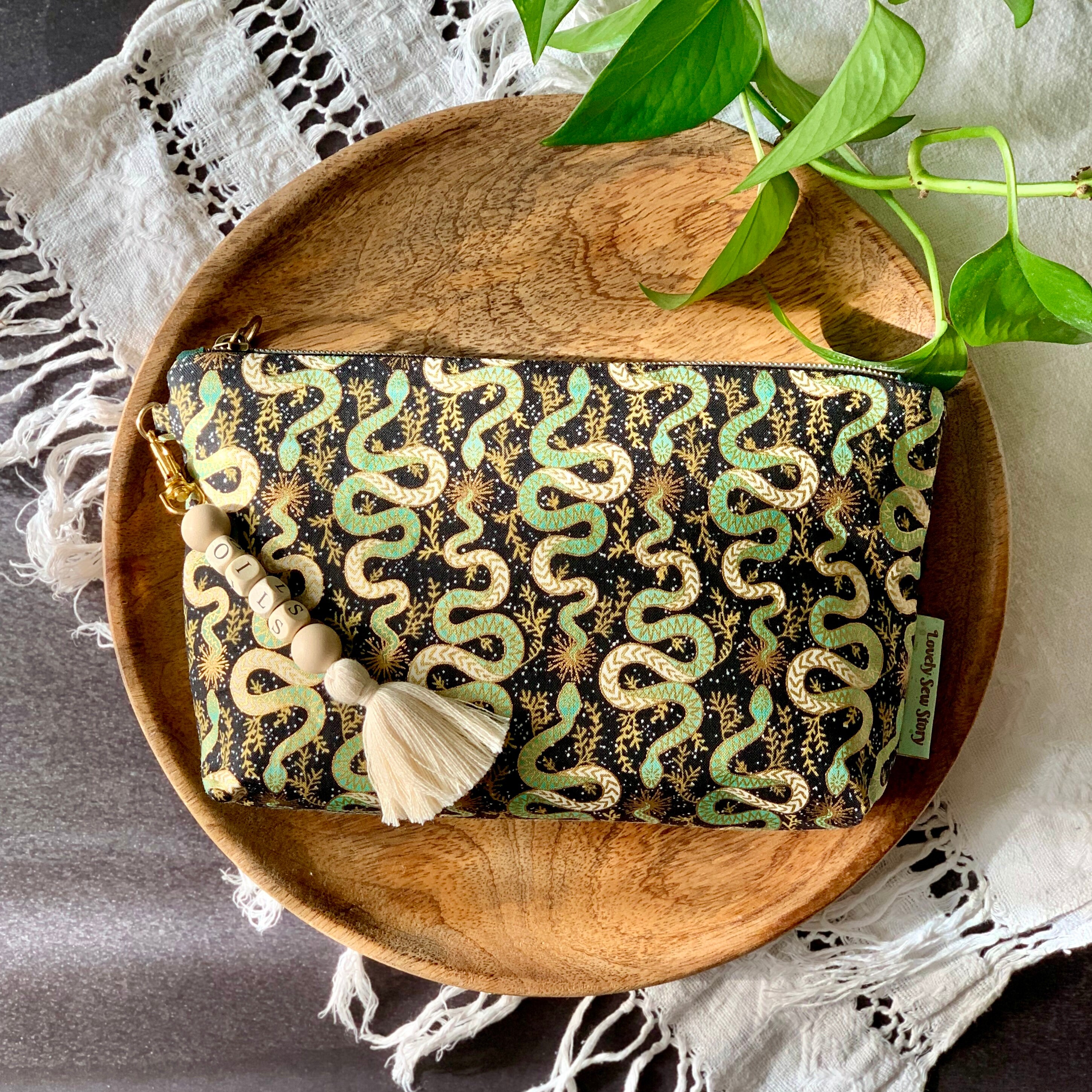 Kosmetiktasche schlange