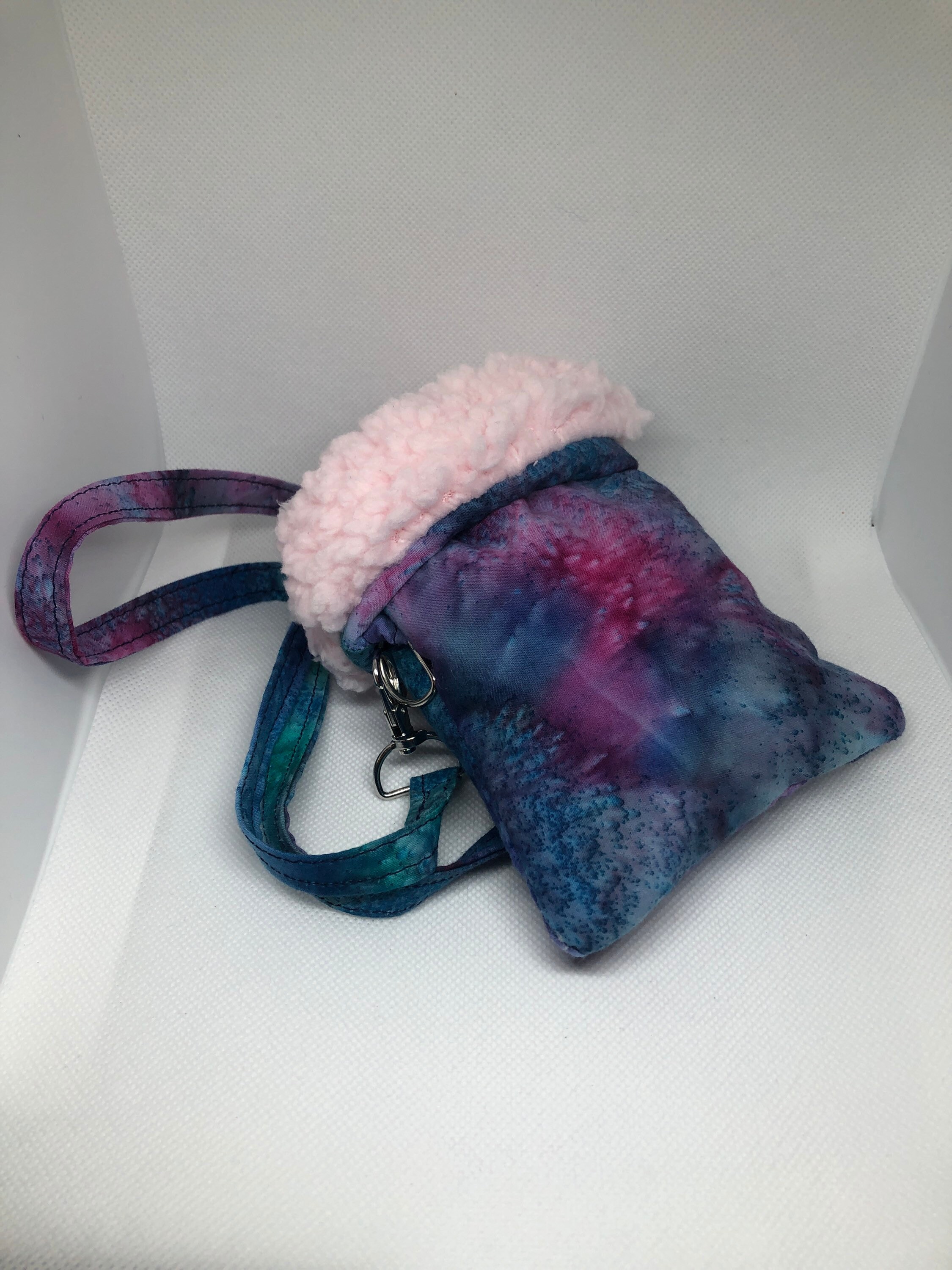 Hamster Snuggle Sack Blue Marbled Optional Lanyard Etsy