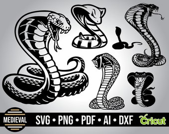 King Cobra Svg Etsy