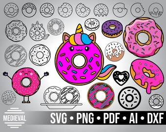 Download Layered Donut Svg Etsy