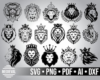 Download Lion Crown Svg Etsy