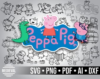 Download Peppa Pig Svg Etsy