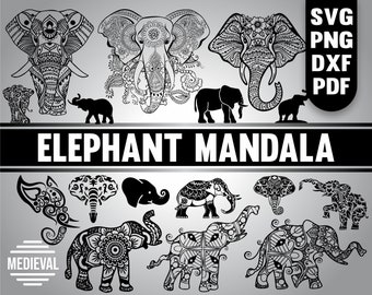 Download Art Collectibles Clip Art Svg Jpg Silhouette Logo Vector Png Clipart Tribal Elephant