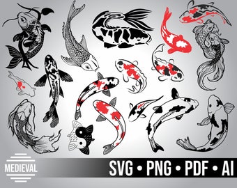 Download Koi Fish Svg Etsy