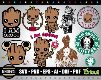 Baby Groot Png Etsy