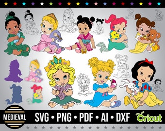 Free Free 322 Disney Baby Princess Svg SVG PNG EPS DXF File