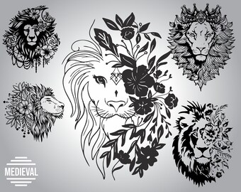 Download Mandala Lion Svg Etsy