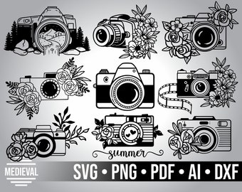 Download 3d Svg Camera Etsy