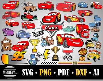 Download Lightning Mcqueen Svg Etsy
