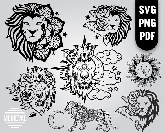 Free Free 123 Lion Mandala Svg SVG PNG EPS DXF File