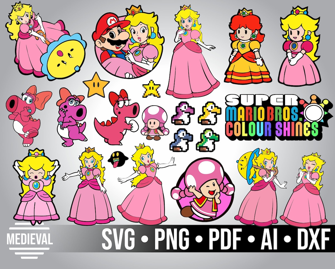 Free Free 165 Princess Peach Svg SVG PNG EPS DXF File