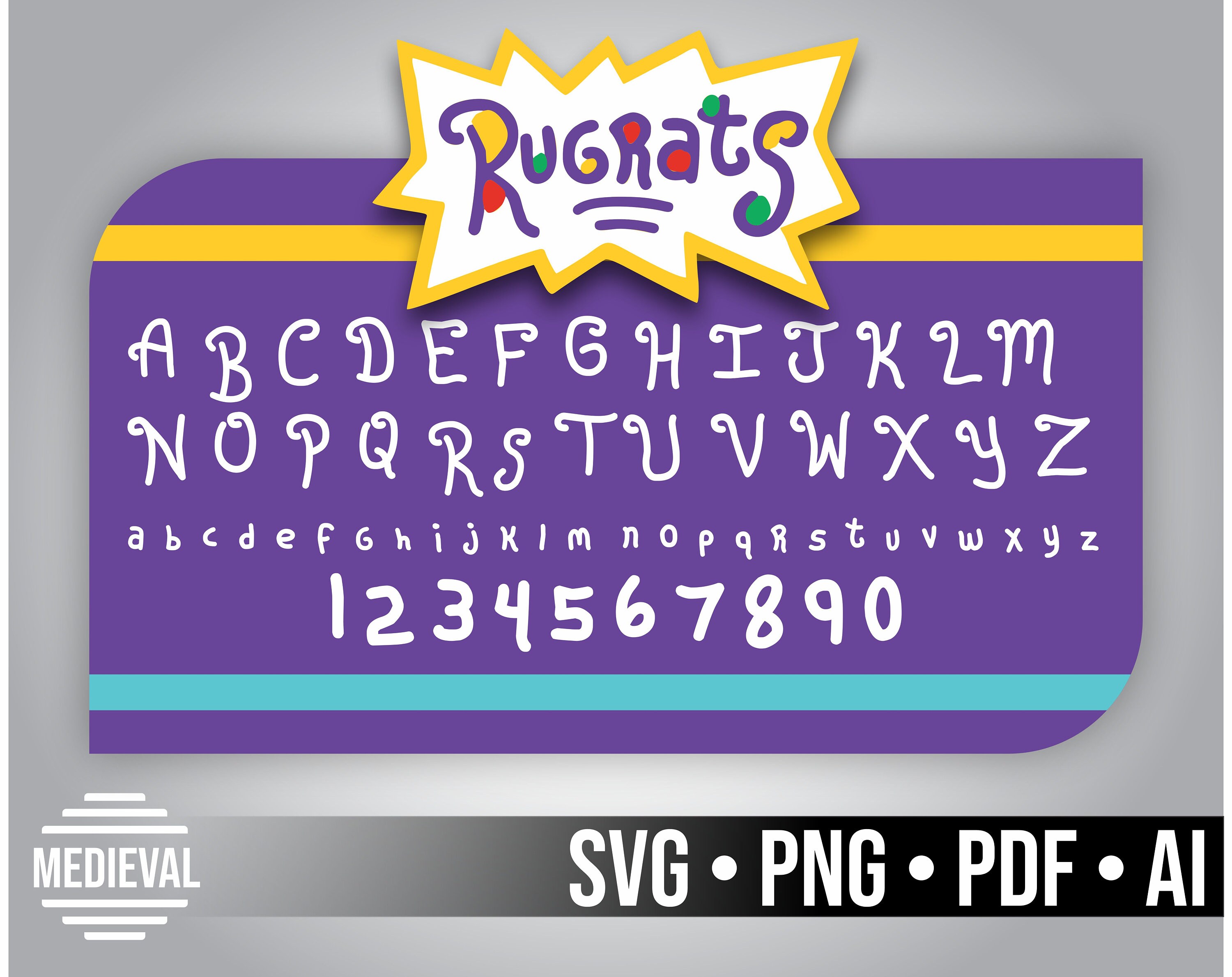 Download Rugrats svg bundle Tommy Chuckie Finster Rugrats set | Etsy