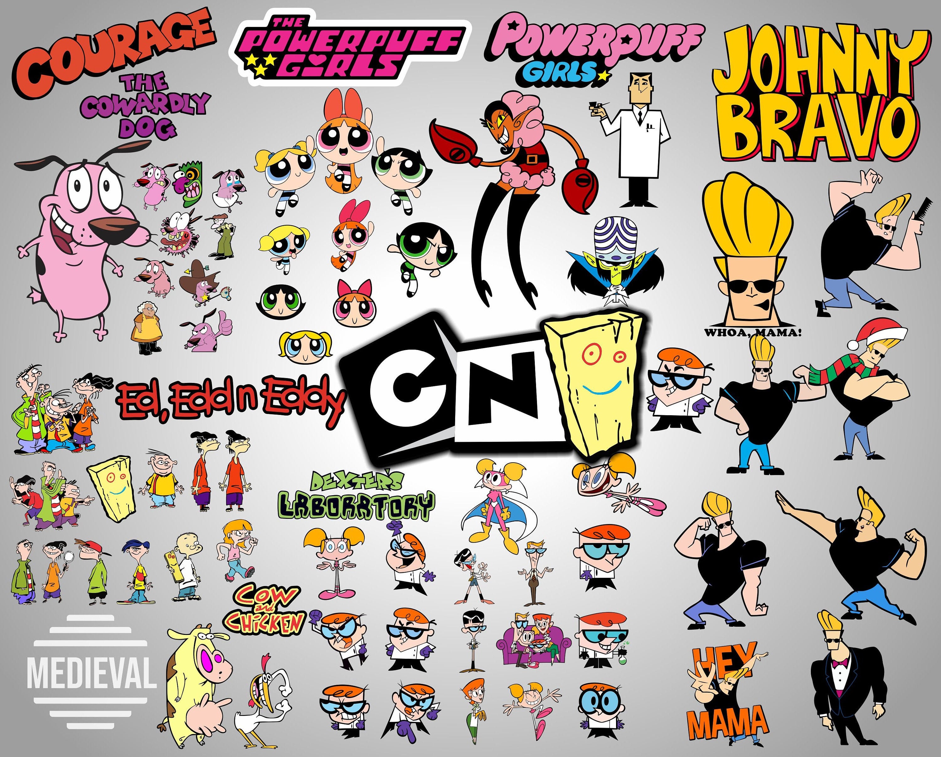 Download Cartoon Network Clasics Vector SVG EPS PDF Dexter Johnny ...