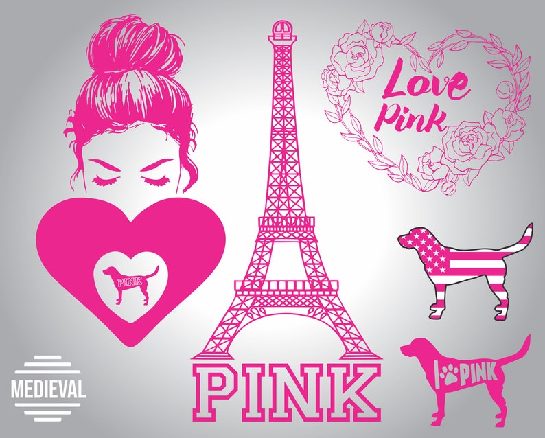 Download Art Collectibles Clip Art Clipart Pink Love Svg Cut File Pink Love Dog Svg Pink Svg Vector Design Silhouette Pink Love Svg Bundle Cricut File Pink Nation Svg