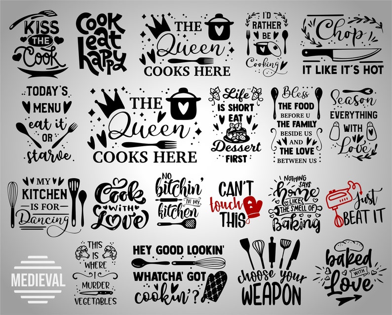 Download Art Collectibles Clip Art Dish Towel Svg Apron Prints Svg Kitchen Cutting Files Kitchen Png Kitchen Quote Svg Cooking Svg 40 Kitchen Designs Svg Bundle