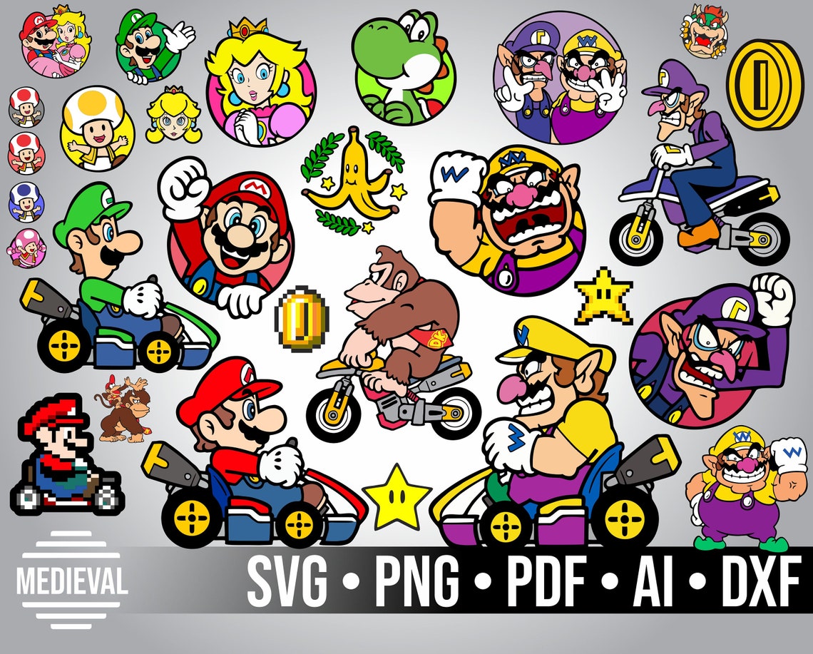Free Free 97 Mario Kart Princess Peach Svg SVG PNG EPS DXF File