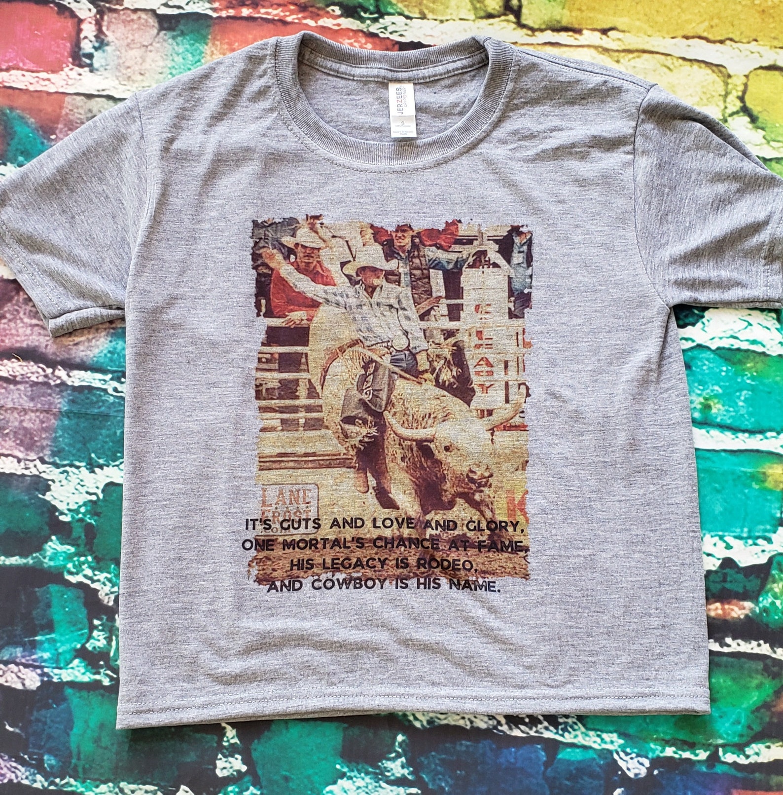 LANE FROST Youth Shirt Rodeo Bull Riding Cowboy Etsy