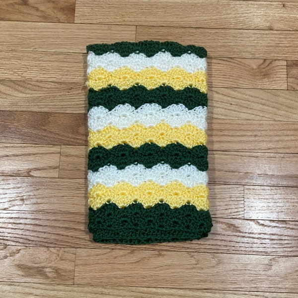 Green Bay Packers Crochet Baby Blanket