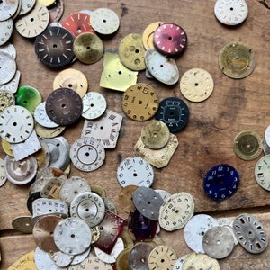 Vintage urtavlor, tio eller tjugo exemplar | Steampunk hantverksmaterial | Modehistoria, smycken | Antik skräpjournaling, hantverksmaterial bild 3